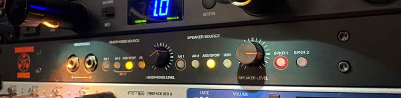 Dangerous Music Source Monitor Controller with D/A Converter with Rackmount Kit image 1