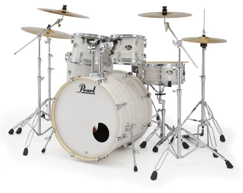 Pearl Export Series 5-piece Shell Pack, Slipstream White imagen 1