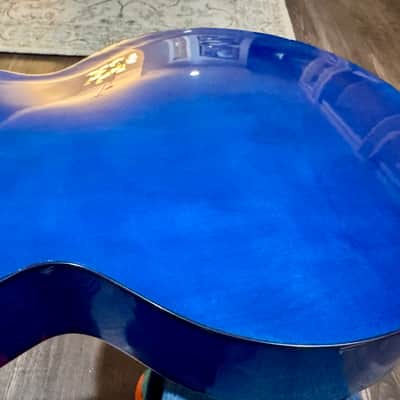 1998 Gibson EC-10 Standard Acoustic/ Electric Beale Street Blue Lacquer image 11