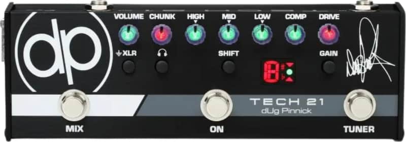 Tech 21 DP-3X dUg Pinnick Signature Amp Simulator/DI Bass Effects Pedal image 1