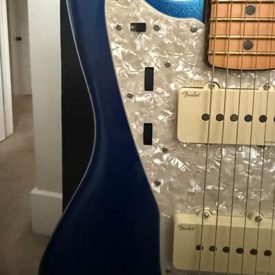 Fender American Ultra Jazzmaster with Maple Fretboard 2023 - Cobra Blue image 2
