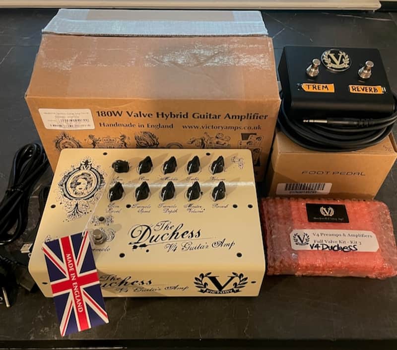 Current Model w/Extras!! Victory Amps V4 The Duchess 180-Watt Hybrid Guitar Amp Pedal 2025 image 1