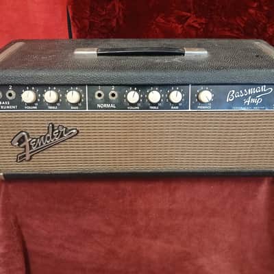 1964 Fender Bassman 6G6-B Tuxedo  Non-Rectifier Tube Amp With Piggyback Cabinet image 2