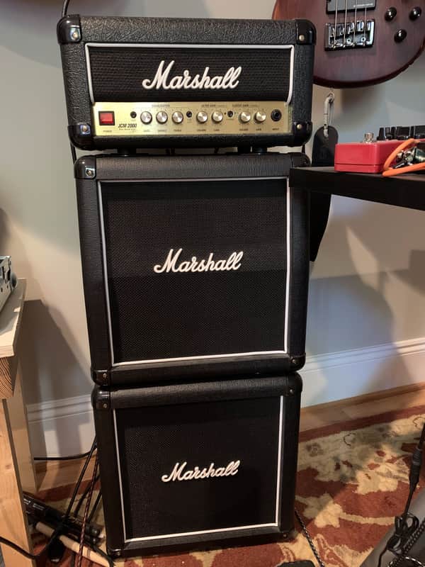 Marshall DSL1H 50th Anniversary 1 watt Head mini stack with cabinets image 1