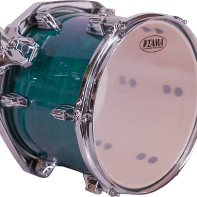 Tama Superstar Classic Exotix 10x8 Rack Tom – Gloss Sapphire Lacebark Pine image 2