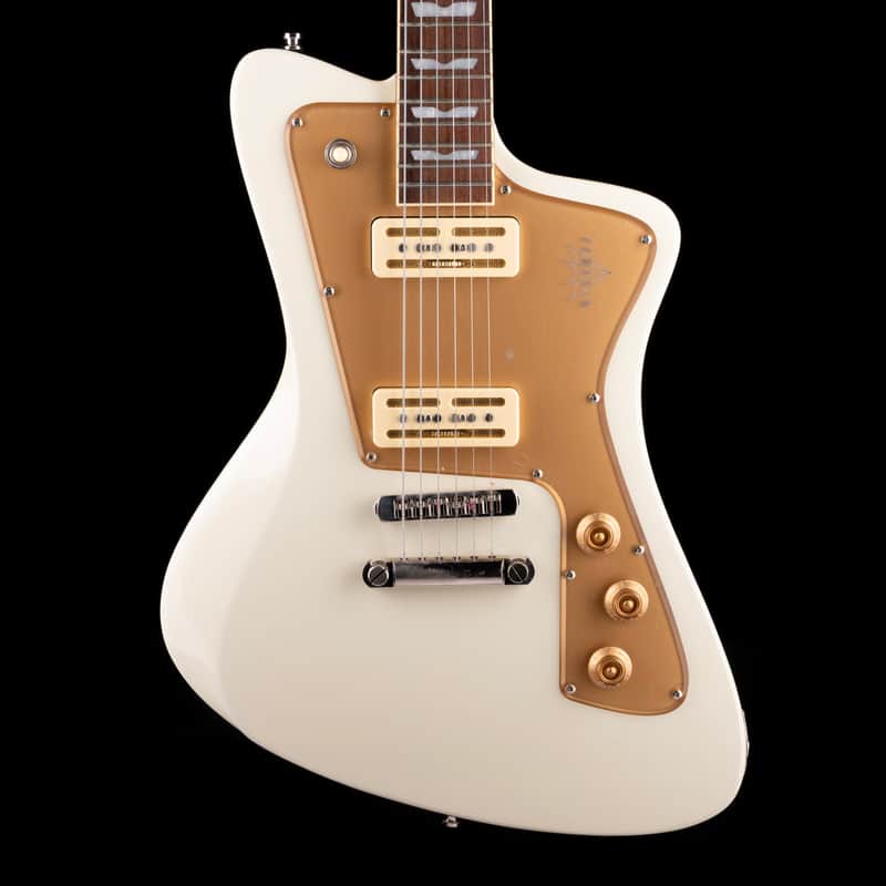 Pre Owned Baum Guitars Wingman Vintage White with OHSC image 1