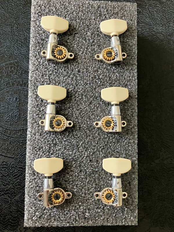 PRS Phase 3 / III Tuners Hybrid, Wing Tuner Buttons - Faux Bone / Ivory, Non-Locking, 2025 Core Model image 1