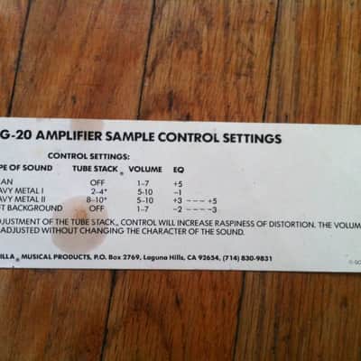 GORILLA GG-20 - SMALL PRACTICE AMP - RETRO! image 4