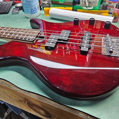 Yamaha TRBX174EW 4-string Bass 2010s - Root Beer image 4