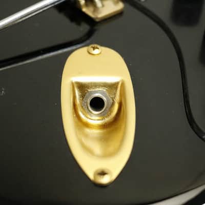 Vintage 1980's made YAMAHA ST400R S-Style Gold Parts Black finish w/Case Made in Japan image 8