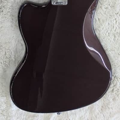 Squier Paranormal Baritone Jazzmaster HH, Laurel board, Black Pickguard, Oxblood image 2
