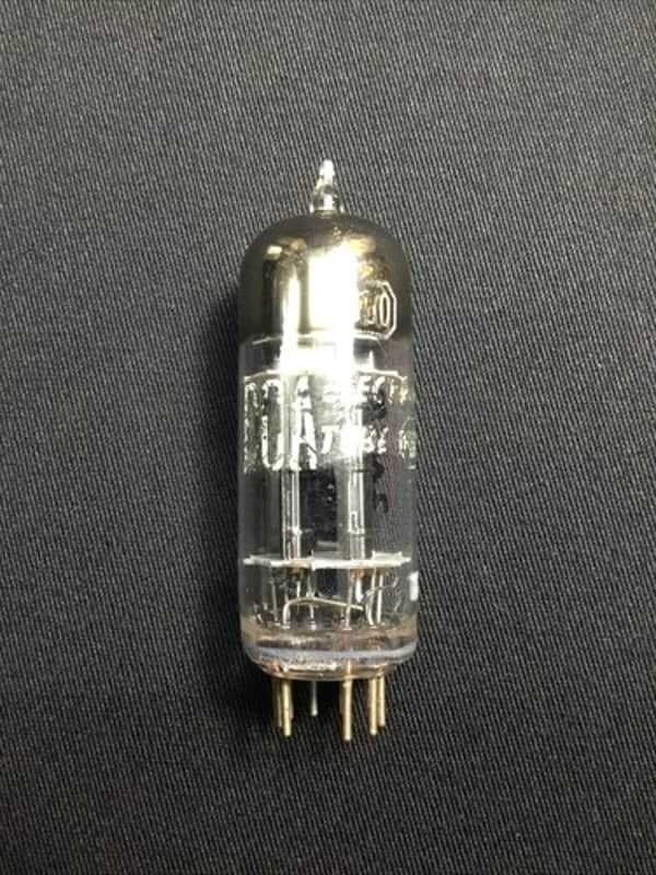 RCA 6350 (12AU7 Sub) Black Plates AUDIO Amp VACUUM TUBE USA Tested 10.7119-D image 1