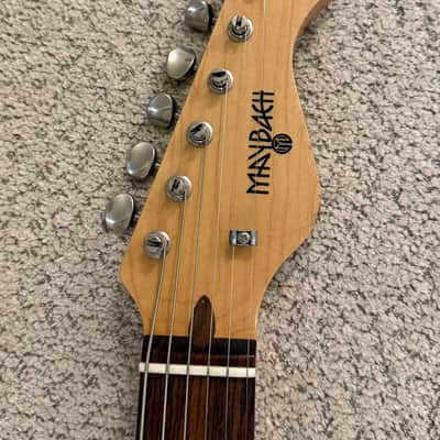 Maybach Stradovari S61 - Black White Guard Aged - | Boutique Reissue Stratocaster Guitar Swamp Ash Body Amber Pickups | CoA OHSC image 9