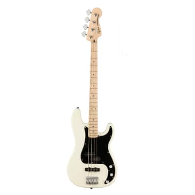 Squier Affinity Series Precision Bass PJ - Olympic White w/ Maple FB image 2