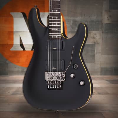 Schecter Demon-6 FR Electric Guitar B-Stock - Aged Black Satin (3661) image 1
