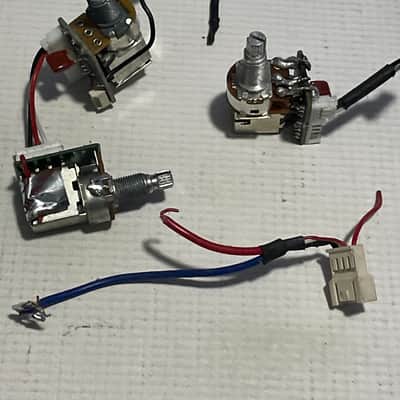 2000's Electric Guitar Active Boost Preamp Push/Pull Coil Tap Pots Lot image 2