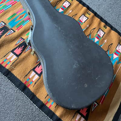 1960s Gibson  ES-330 Case , Black w. Yellow Lining image 6