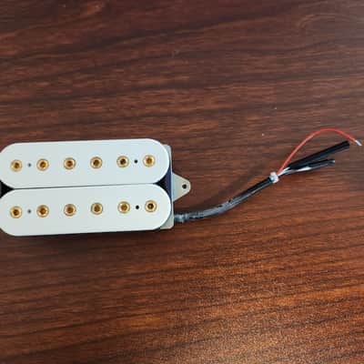 Dimarzio DP289FW Utopia Bridge F-Spaced Humbucker White/Gold image 2