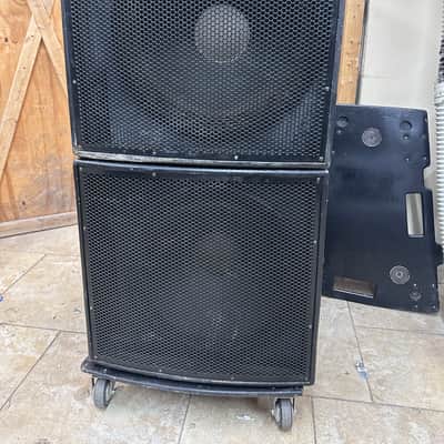EAW LA118 18" Subwoofers – PAIR - with 2 Dollies - Tested & Working #3 & 4 image 2