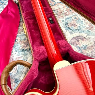 1998 Gibson L5-CT "FIGURED CHERRY RED" Custom Historic Series + OHSC image 14