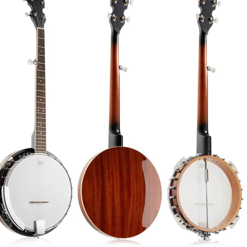 5-String Banjo - Full Size w/ Closed Back, Mahogany Resonator, Geared 5th Tuner image 1