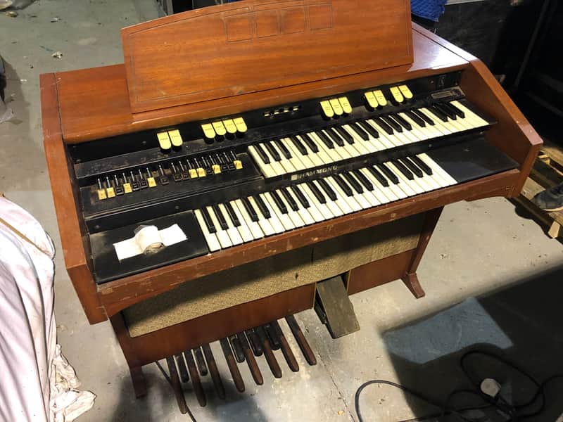Hammond L122 Organ owned & used by Rick Wakeman of YES 1950 Natural image 1