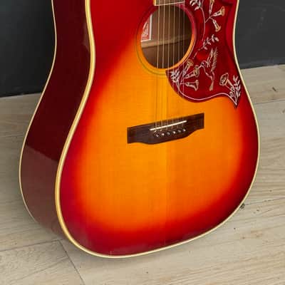 Gibson Hummingbird Custom 1971 - stunning & minty Cherry'burst Hummer for the pickiest collector ! image 3