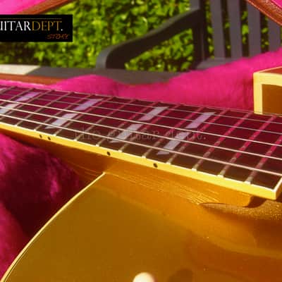 ♚SUBLIME♚ Vintage 1991 GIBSON ES-295 Hollowbody ♚ ALL GOLD ! ♚ P90's !♚ BIGSBY ♚175*335 image 7