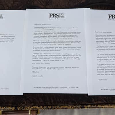 PRS Private Stock 94/100 Signature Limited 2011 - Charcoal Burst Brazilian/Ivory image 21