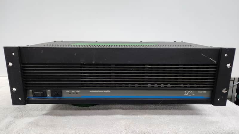 QSC Vintage Series One Model 1200, 100 watts 8 Ohms, Convection (No Fan) made in USA image 1