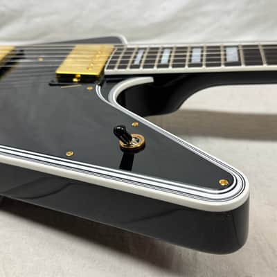 Gibson USA Custom Shop Explorer Custom Guitar with COA + Case 2024 - Ebony / Black image 18