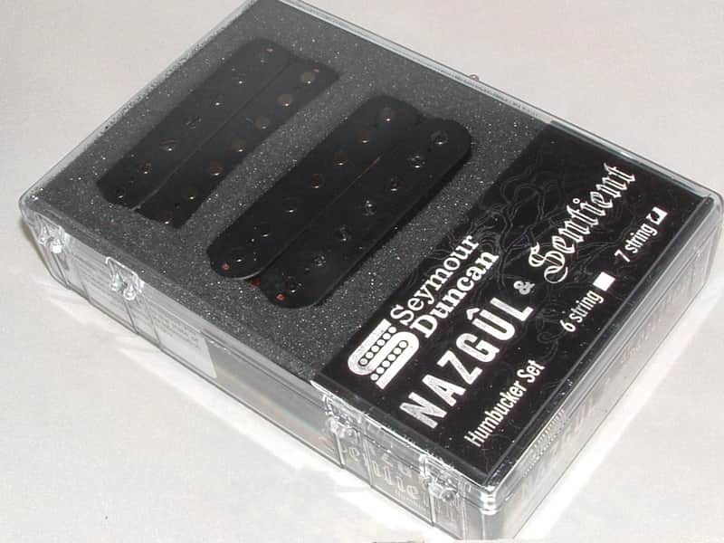 Seymour Duncan Nazgul Sentient 7 String Pickup Set (Black) New with Warranty image 1