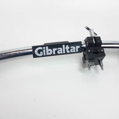 Gibraltar 46 Inch Curved Rack Bar Add-On with 6 CLAMPS Drum Hardware image 2
