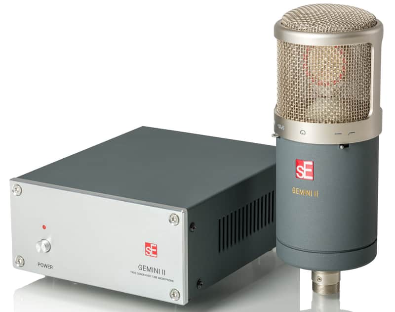 Se Electronics GEMINI II Dual Valve Condenser Recording Microphone+Shock-Mount image 1