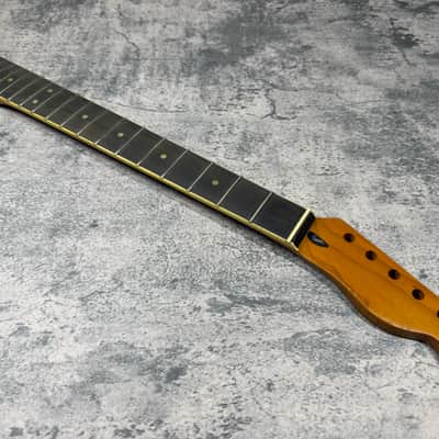 Real Life relics Nitro Roasted Maple With Bound Rosewood Fingerboard Dot Inlays Telecaster® Tele® Neck TRMRBD #2