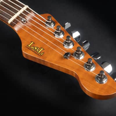 2018 LsL Instruments Baribone Adam Christianson Signature - Black Satin | USA Custom Bariton Telecaster | OHSC image 10