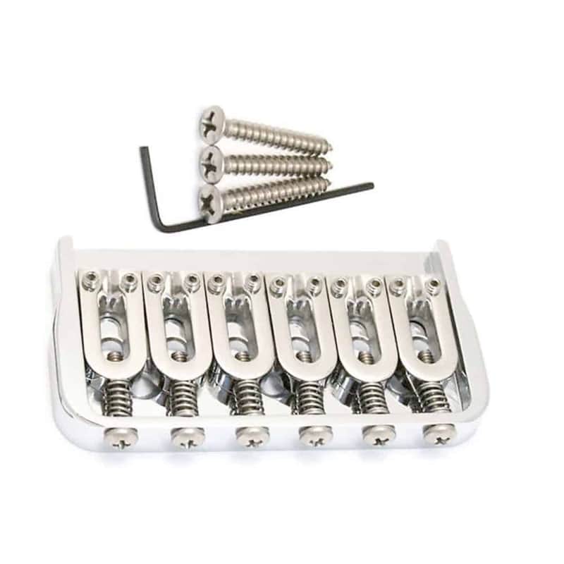 Hipshot 41060C 6 String Fixed Guitar Bridge image 1