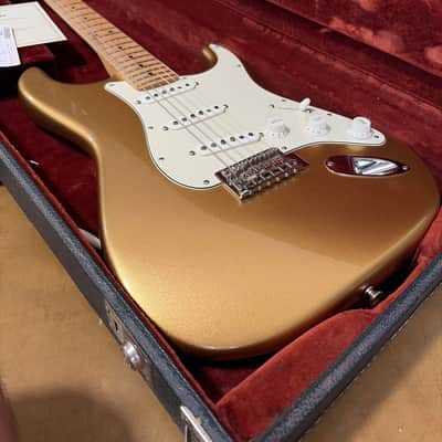 2018 Fender Limited Edition American Special Stratocaster – Aztec Gold Matching Headstock • HSC • COA image 13