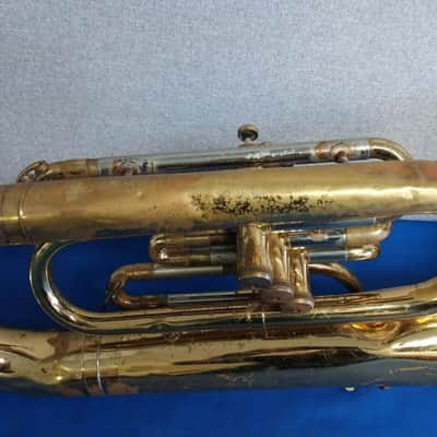Vintage Late 60s-Early 70s Getzen KB Series Baritone Horn 11" Bell Made in USA image 6