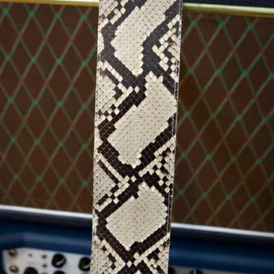 Real Snakeskin Python Custom Guitar Strap ~ Randy Rhoads Style image 2