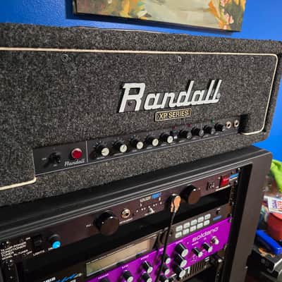 Randall RG80ES 2-Channel 100-Watt Solid State Guitar Amp Head 1980s - Black image 2