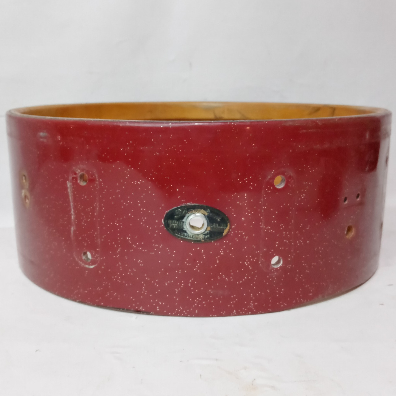 Slingerland 5.5x14"Snare Drum Shell Artist Model 3Ply Maple Dec.65 Vintage Niles — main photograph