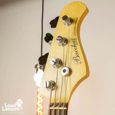 Bacchus BJB-1R Universe Series Jazz Bass 2000s Sonic Blue Relic image 7