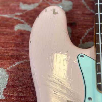 2020 Fender Custom Shop '62 Jazz Bass Journeyman Relic - Shell Pink image 8
