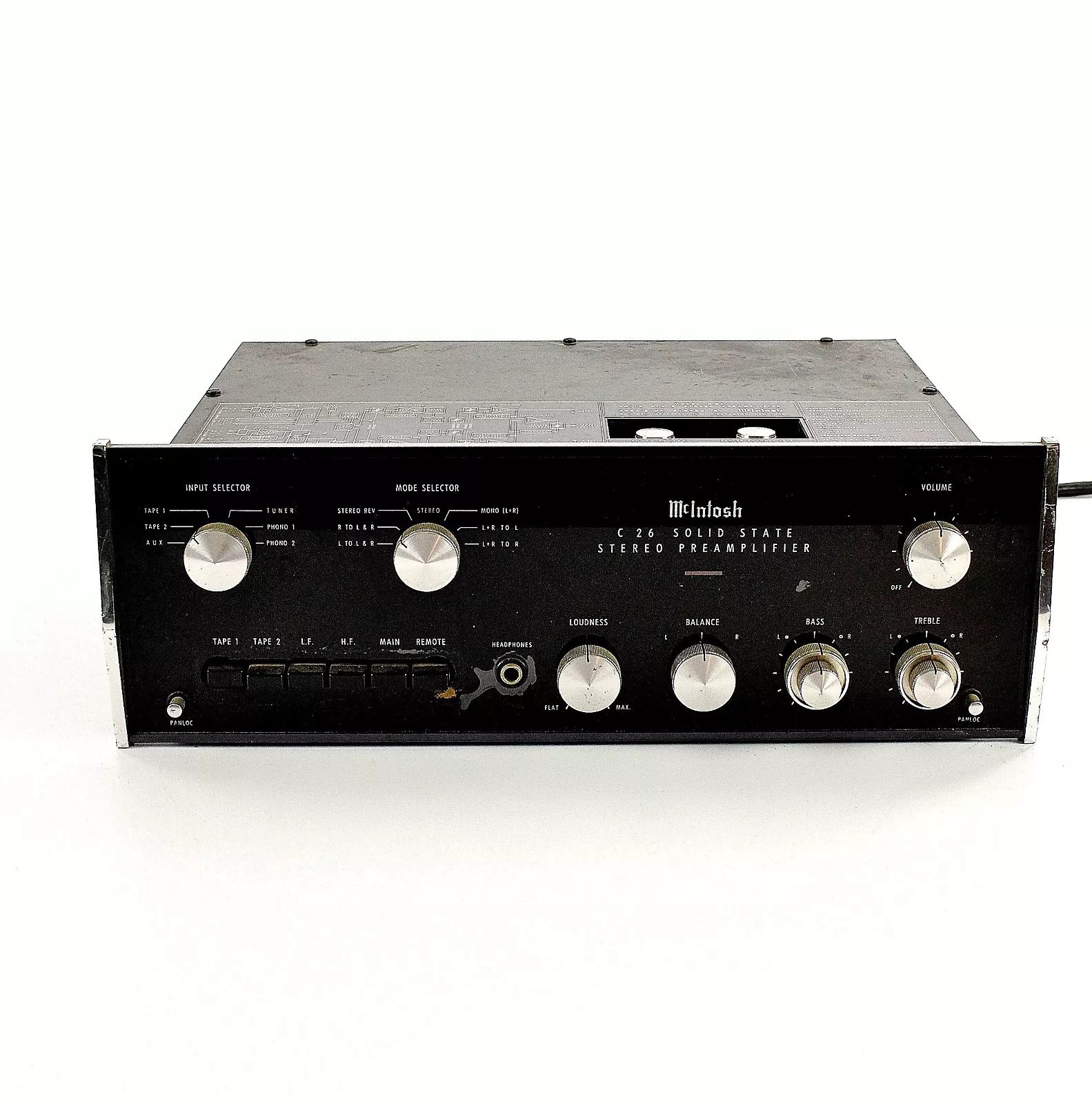 McIntosh C 26 Stereo Solid State Preamp | Reverb