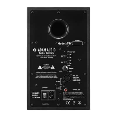 Adam Audio T5V Studio Monitor Speakers with Powerful Active Nearfield Sound w/Focusrite Scarlett 2I2 Interface Bundle image 8