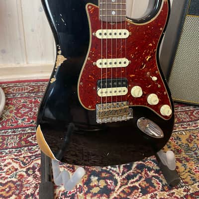 Fender Limited Edition Custom Shop 1967 HSS Strat Relic 2024 - Aged Black image 2