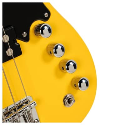 Cort GBSHORTSCALEYCB Poplar Body Roasted Maple C Shape Neck Short Scale 4-String Electric Bass Guitar w/Gig Bag image 7