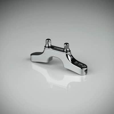 INDe SB1U Snare Strainer and Universal Butt Plate Set - Chrome image 9