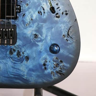 Mayones Duvell Elite 6 Ice Dragon Raw 26.5 Baritone With Hybrid Case & COA image 5